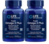 Life Extension Super Omega-3 Epa / Dha di Krill / Astaxantina / Oliva Estratto