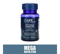 Life Extension Super Ubichinolo CoQ10 200mg/100mg/50mg Co-Enzima Q10 3 Taglie