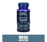 Life Extension Super Ubichinolo CoQ10 200mg/100mg/50mg Co-Enzima Q10 3 Taglie