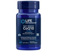 Life Extension Super Ubichinolo CoQ10 con supporto mitocondriale potenziato, coenzima Q10, 100 mg, 60 capsule softgel