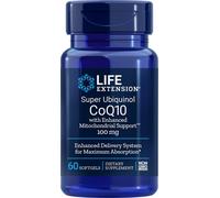 Life Extension, Super Ubiquinol CoQ10 + supporto mitocondriale, 60 capsule molli