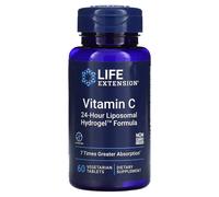 Life Extension Vitamin C 24-Hour Liposomial Hydrogel 60 compresse vegetali