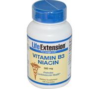 Life Extension Vitamina B3 Niacina, 500 mg, 100 capsule