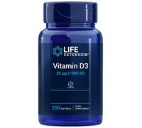 Life Extension - Vitamina D3, 1000 IU, 25 mcg, versione UE (250 capsule)