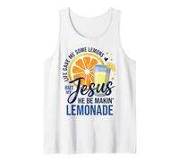 Life Gave Me Lemons But Jesus Makes Lemonade Faith Apparel Canotta