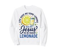 Life Gave Me Lemons But Jesus Makes Lemonade Faith Apparel Felpa