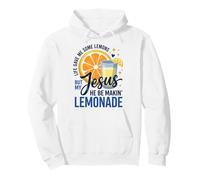 Life Gave Me Lemons But Jesus Makes Lemonade Faith Apparel Felpa con Cappuccio