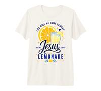 Life Gave Me Lemons But Jesus Makes Lemonade Faith Apparel Maglietta Premium