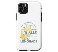 Life Gave Me Lemons But My Jesus Makes Lemonade Watercolor Custodia per iPhone 11 Pro