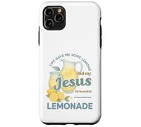 Life Gave Me Lemons But My Jesus Makes Lemonade Watercolor Custodia per iPhone 11 Pro Max