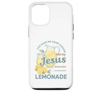 Life Gave Me Lemons But My Jesus Makes Lemonade Watercolor Custodia per iPhone 12/12 Pro