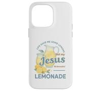 Life Gave Me Lemons But My Jesus Makes Lemonade Watercolor Custodia per iPhone 14 Pro Max