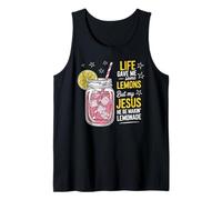 Life Gave Me Lemons Jesus Made Lemonade Faith Uomini Donne Canotta