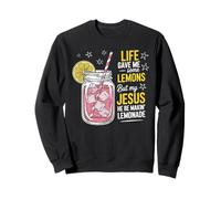 Life Gave Me Lemons Jesus Made Lemonade Faith Uomini Donne Felpa