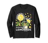Life Gave Me Some Lemons But My Jesus He Be Making Lemonade Maglia a Manica