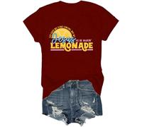 Life Gave Me Some Lemons Shirt But My Jesus He Be Makin' Lemonade T Shirt Christian Jesus Quote Tops, Porpora, M