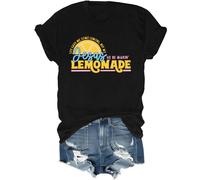 Life Gave Me Some Lemons Shirt But My Jesus He Be Makin' Lemonade T Shirt Christian Jesus Quote Tops, Nero , XL