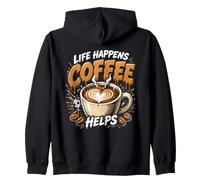 Life Happens Coffee Aiuta Gli Amanti della Caffeina a progettare Felpa con Cappuccio