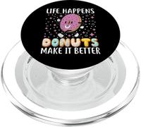 Life Happens Donuts Make It Better PopSockets PopGrip per MagSafe