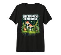 Life Happens in The Moss Mossarium Bosco da Interno Maglietta Premium