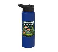 Life Happens In The Moss Mossarium Bosco Da Interno Stainless Steel Insulated Water Bottle