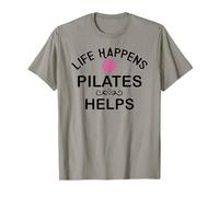 Life Happens Pilates Helps Pilates Era Pilates Instructor Maglietta