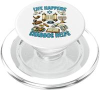 Life Happens Shabbos aiuta gli ebrei divertenti PopSockets PopGrip per MagSafe