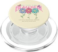 Life is a Beautiful Garden Cool Illustration Graphic Designs PopSockets PopGrip per MagSafe