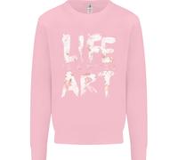 Life Is A Dying Art Slogan Pessimist Artist Uomo Sweatshirt Jumper
