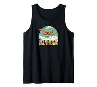Life Is Better At Altitude Pilot Airplane Flying Design Canotta