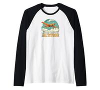 Life Is Better At Altitude Pilot Airplane Flying Design Maglia con Maniche Raglan