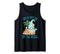 Life Is Better At The Beach for Summer Lover Funny GNOME Canotta