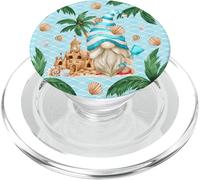 Life Is Better At The Beach For Summer Lover Funny Gnome PopSockets PopGrip per MagSafe
