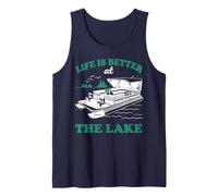 Life is Better at the Lake Life - Pontoon Boat Captain Gift Canotta