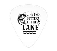 Life Is Better At The Lake Plettri per chitarra Plettri per chitarra basso 12 pezzi