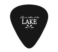 Life Is Better At The Lake Plettri per chitarra Plettri per chitarra basso 12 pezzi