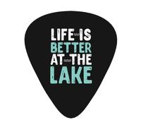 Life Is Better At The Lake Plettri per chitarra Plettri per chitarra basso 12 pezzi