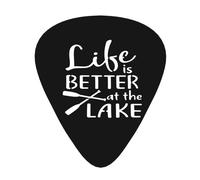 Life Is Better At The Lake Plettri per chitarra Plettri per chitarra basso 12 pezzi