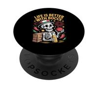 Life Is Better Con Bocce E Stile PopSockets PopGrip Adesivo