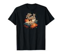 Life is Better Cozy Comfort Hygge Home Maglietta