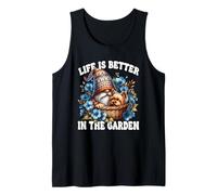 Life Is Better In The Garden Gnome With Yorkshire Terrier Canotta