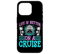 Life Is Better on a Cruise - Cruising Lover Cruise Vacation Custodia per iPhone 16 Pro