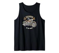 Life Is Better On Two Wheels Classic Motorcycle Biker Canotta