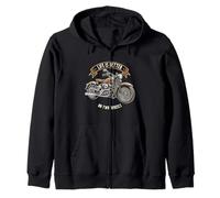 Life Is Better On Two Wheels Classic Motorcycle Biker Felpa con Cappuccio