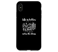 Life is better under the Stars - Camping and Outdoor Nature Custodia per iPhone XS Max