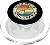 Life Is Better With A Banjo Musica Country PopSockets PopGrip per MagSafe