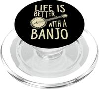 Life Is Better With A Banjo Musica Country PopSockets PopGrip per MagSafe