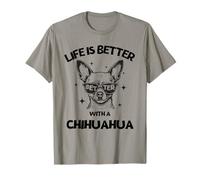 Life Is Better with a Chihuahua - Perfect New Year Tee Maglietta