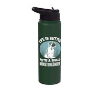 Life is better with a piccolo Paese di Monaco Stainless Steel Insulated Water Bottle