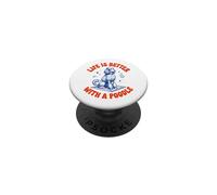 Life Is Better With A Poodle PopSockets PopGrip Adesivo
